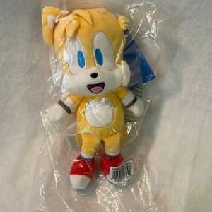 Sonic the Hedgehog 8” Phunny Tails Plush by KidRobot Sealed in Plastic With Tags